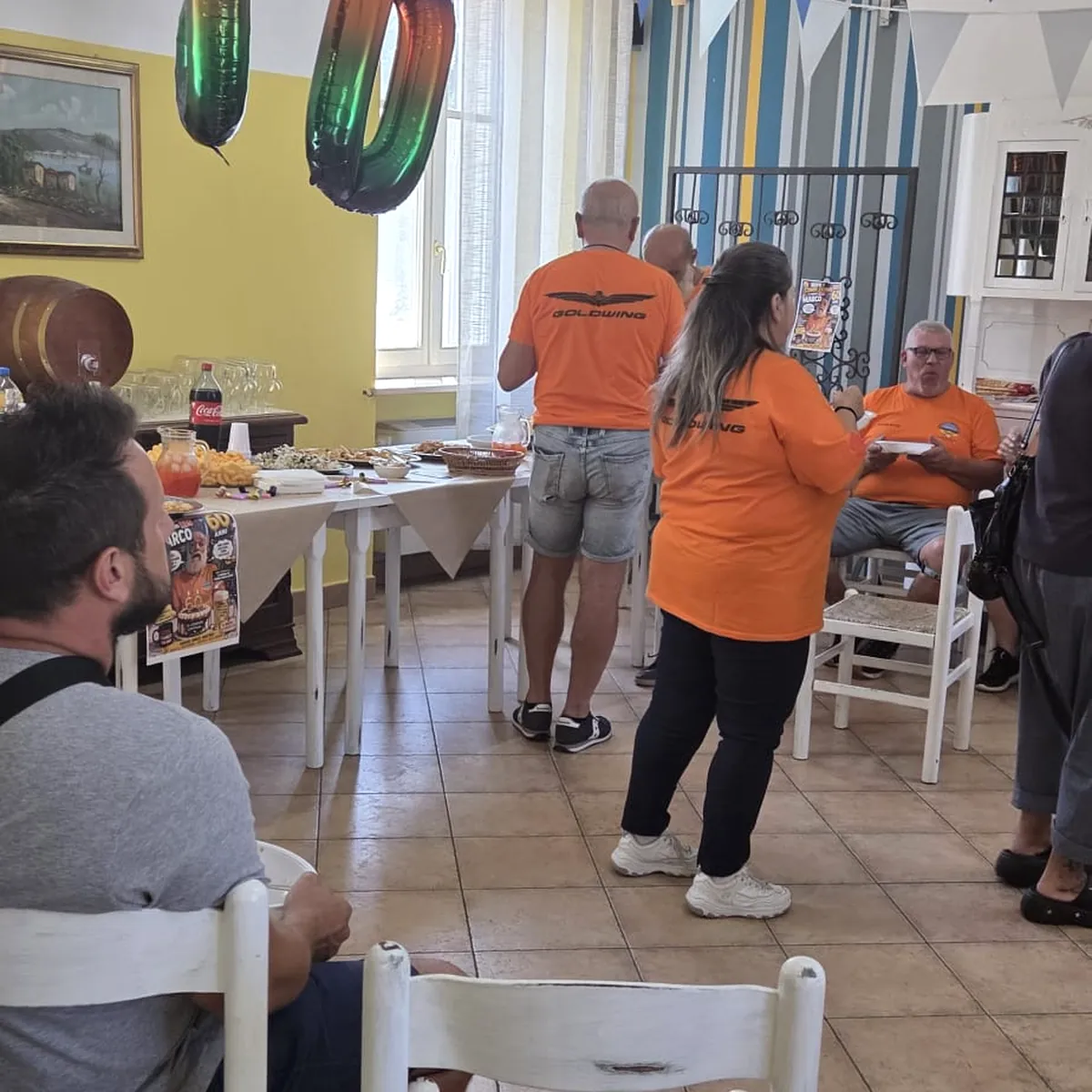 Sala della Bar Trattoria La Scaletta durante una festa